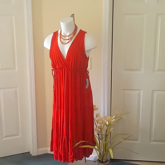 Max Studio Dresses & Skirts - Max Studio Maxi Sun Dress Terracotta